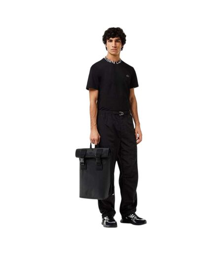 Mens Relaxed Fit Tracksuit Bottoms Black Lacoste
