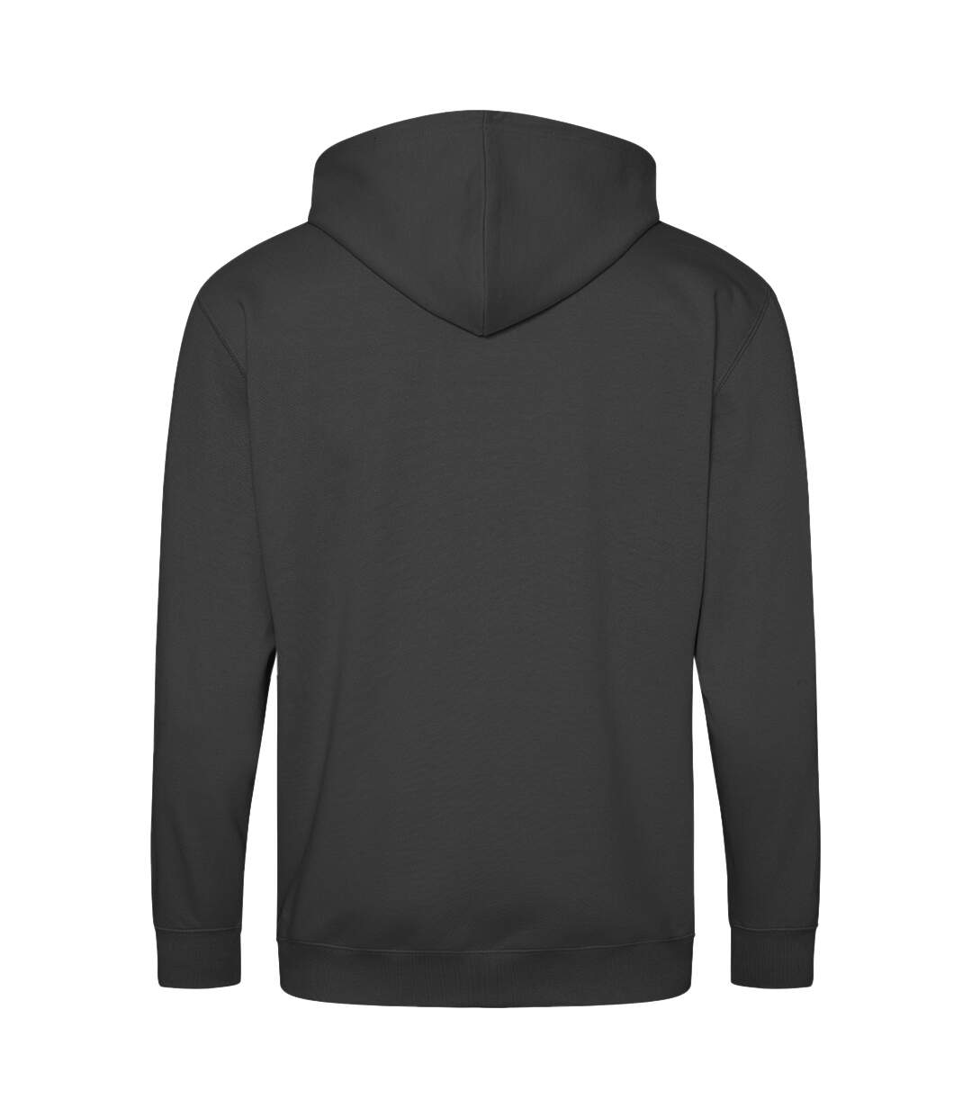 Sweatshirt à capuche et fermeture zippée homme noir / gris Awdis