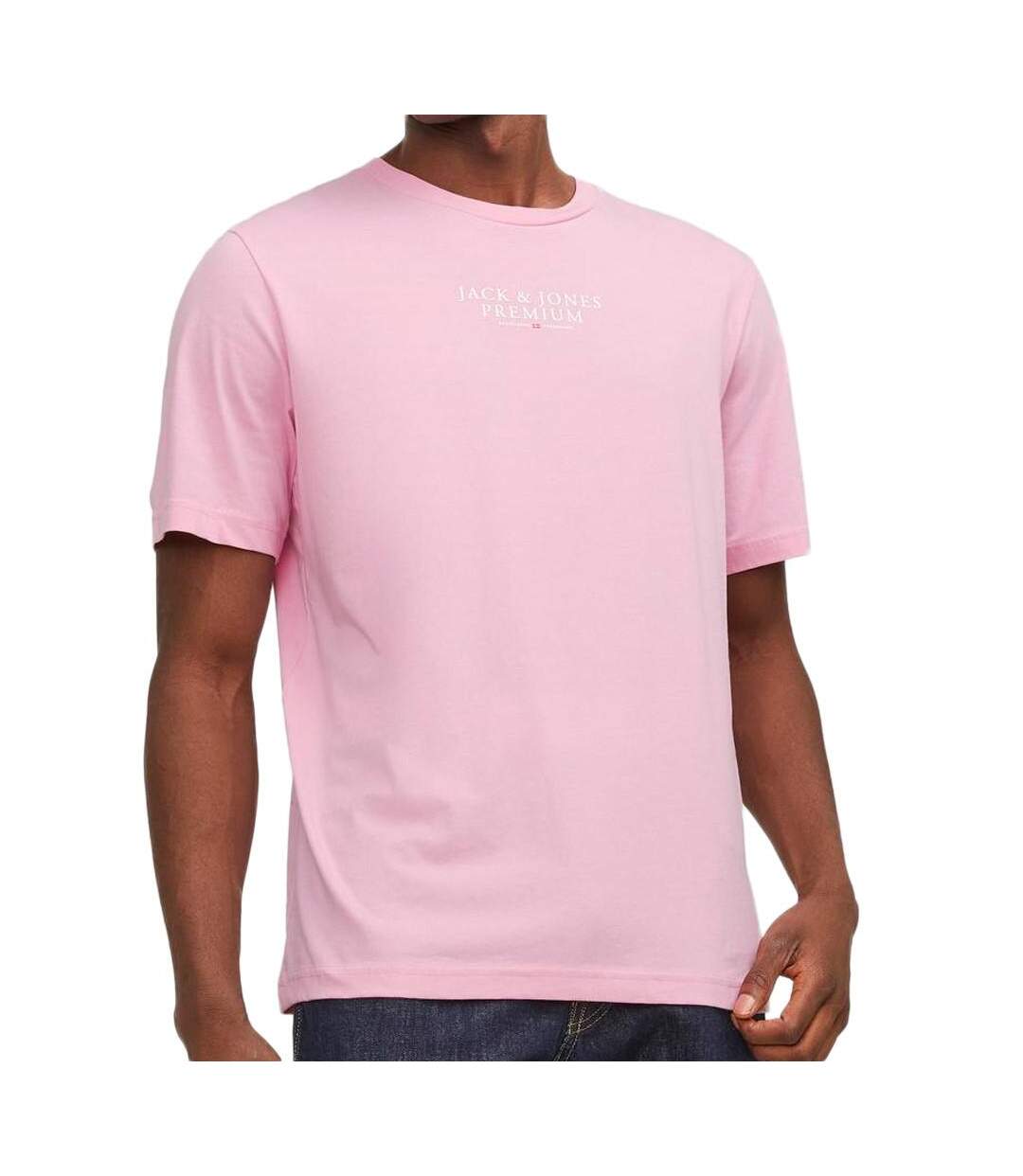 T-shirt Rose Homme Jack & Jones Bluarchie - L-1