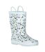 Bottes De Pluie Motif/style Licorne Starryton Enfant Turquoise Pâle Imprimé Trespass-1