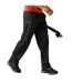 Pantalon Imperméable Uni À Taille Élastiquée Homme Noir Regatta-2