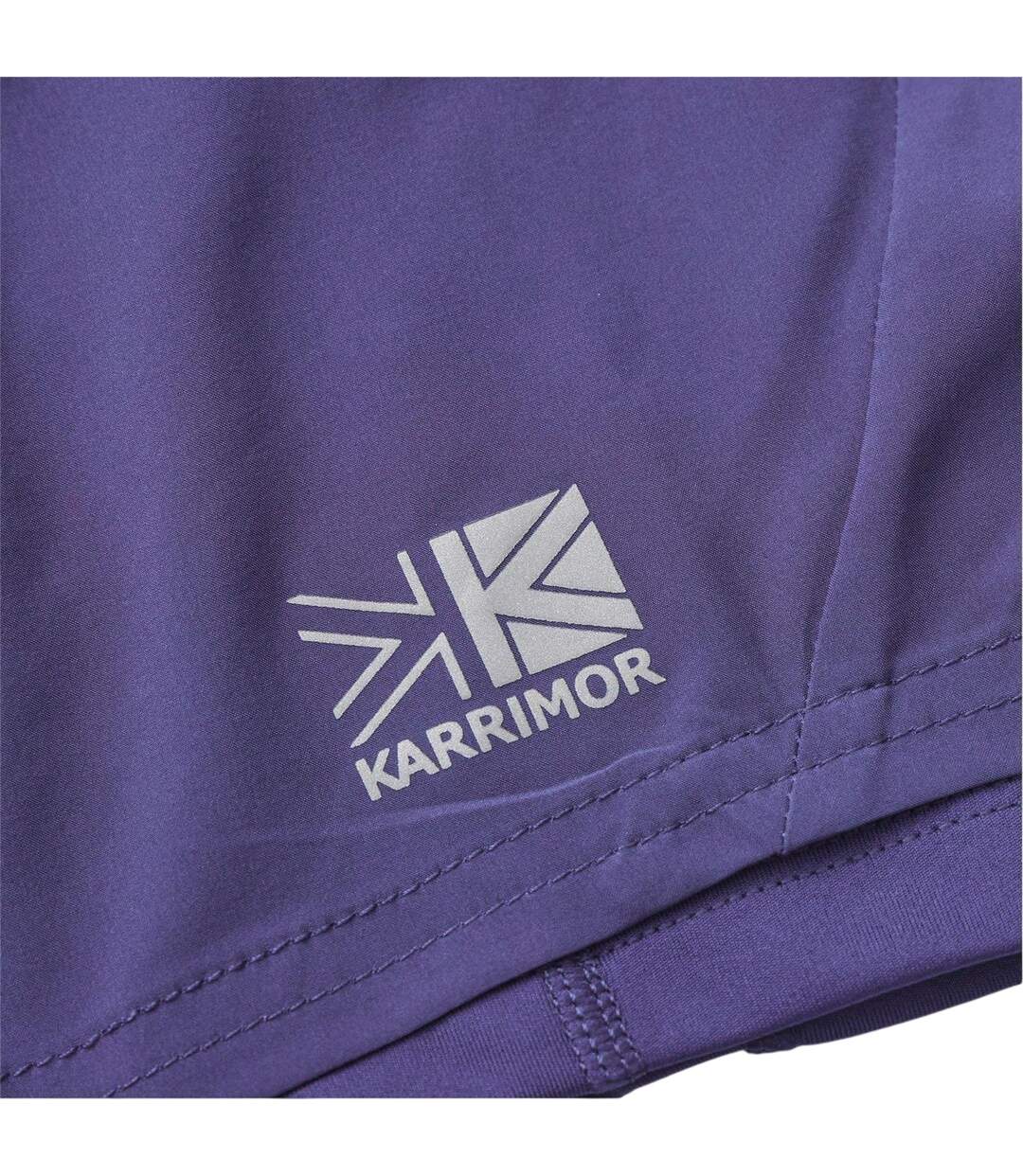 Short De Course Motif/style 2-en-1 Femme Violet Karrimor-3