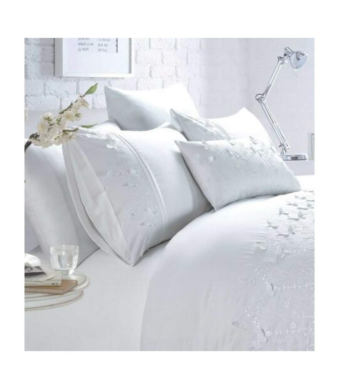 Papillon duvet cover set white Rapport-4