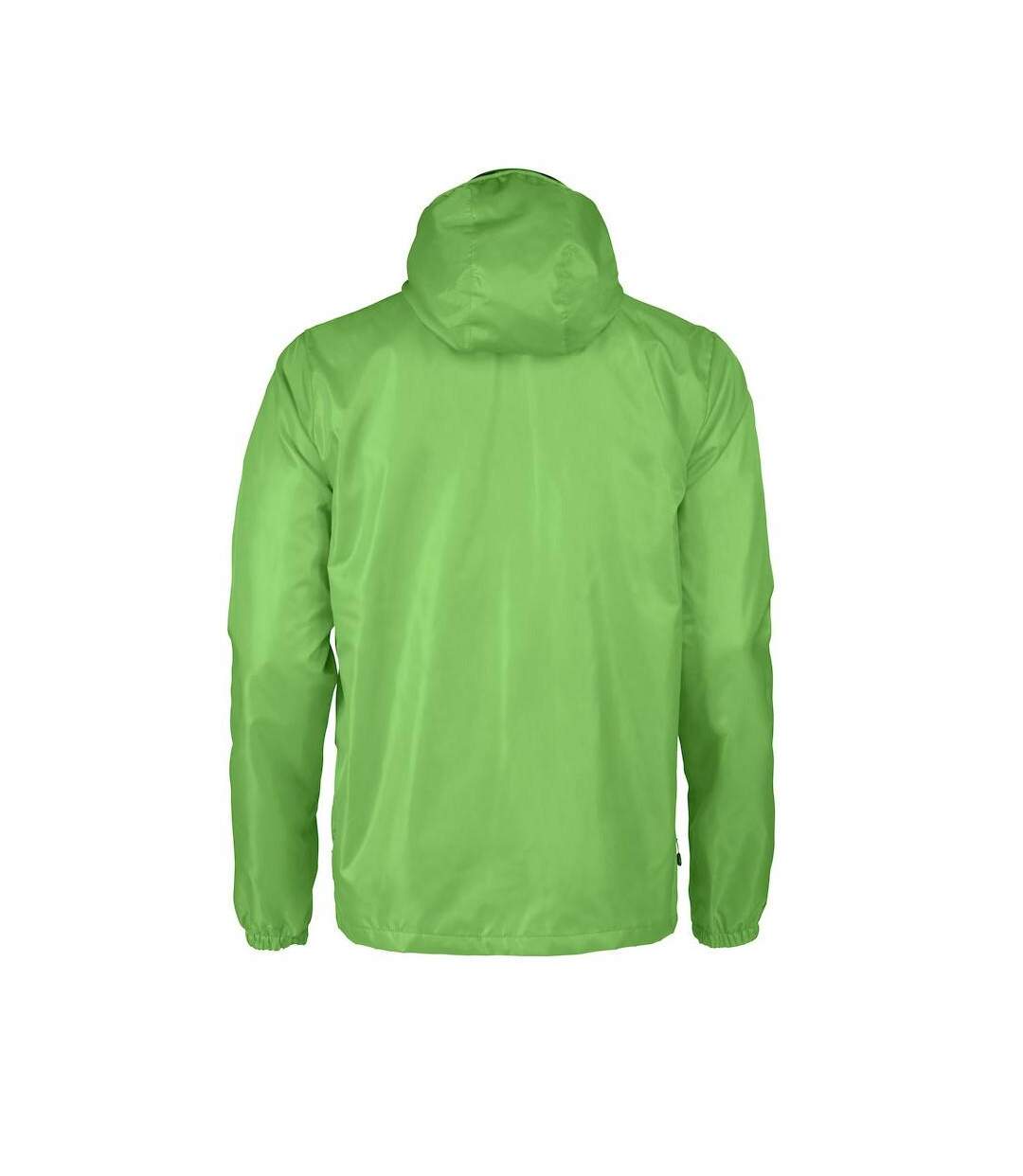 Mens Fastplant Waterproof Jacket Lime Printer RED-2