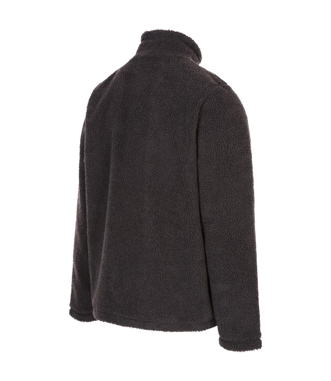 Mens Buck Fleece Jacket Dark Grey Trespass-3