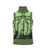 Womens/ladies Sifnos Abstract Knitted Turtle Neck Vest Top Lime Punch Diesel-1