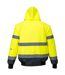 Mens 3 in 1 hi-vis bomber jacket yellow/navy Portwest-2