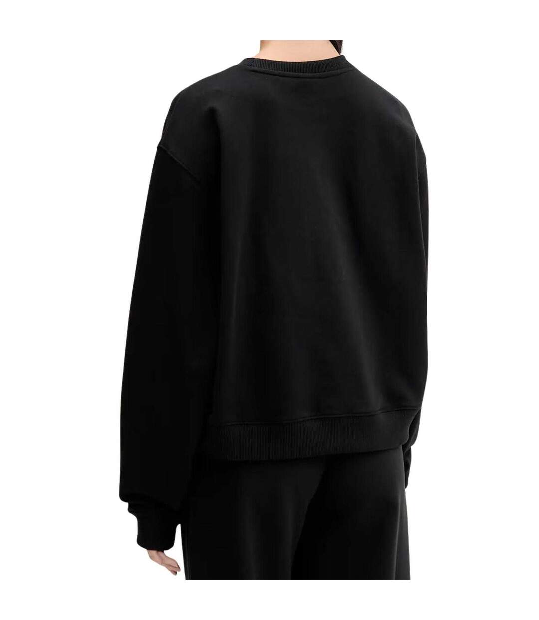Sweat Motif/style Cœur Femme Noir Hugo-2