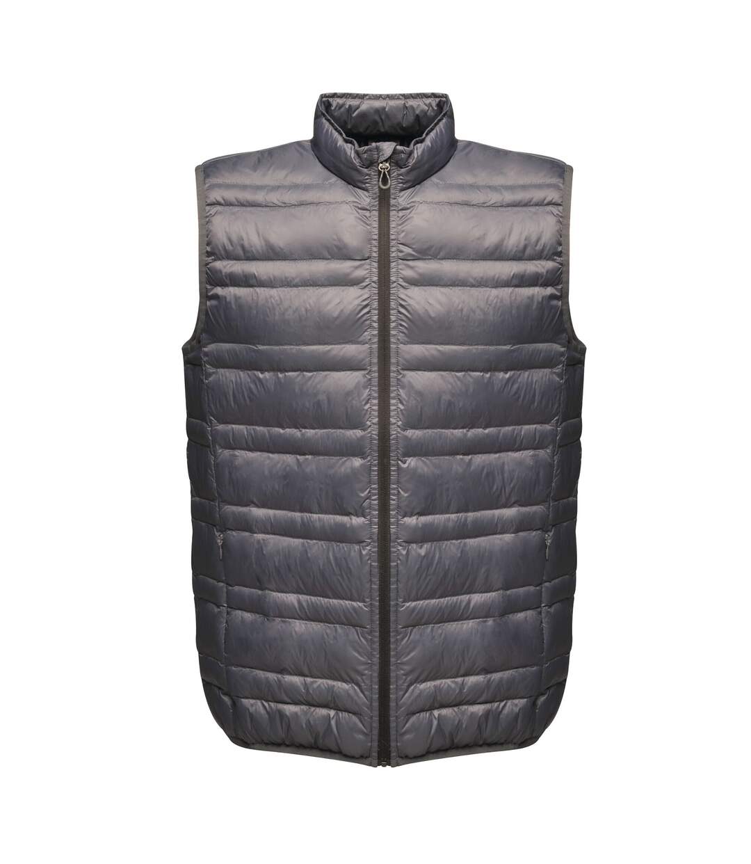 Regatta Mens Fire Down Padded Bodywarmer (Seal/Gray Black)