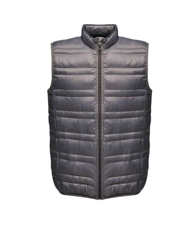 Regatta Mens Fire Down Padded Bodywarmer (Seal/Gray Black)