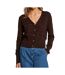 Gilet marron femme morgan menthi-1