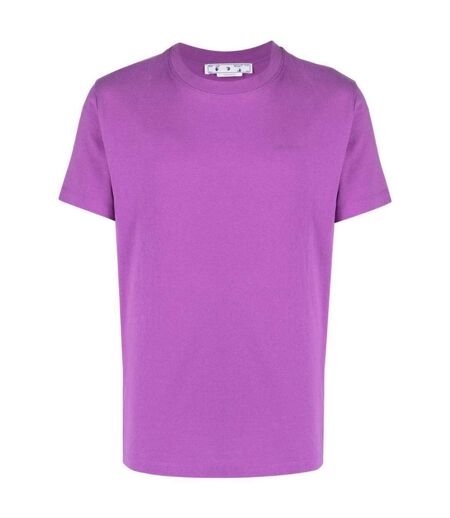T-shirt Motif/style Diagramme Homme Mauve Orchidée Off-White