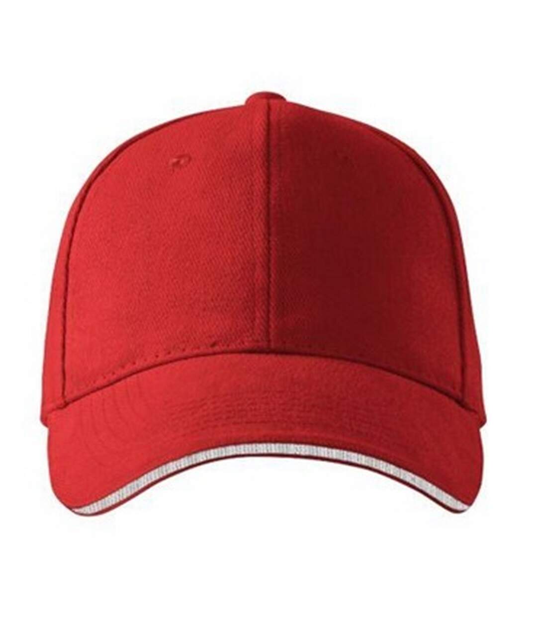 Casquette De Baseball Motif/style 6 Panneaux Rouge Malfini-1