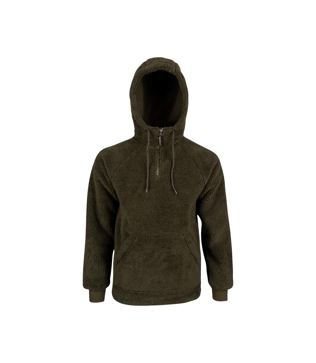 Sweat À Capuche Homme Olive Foncé Speero-1