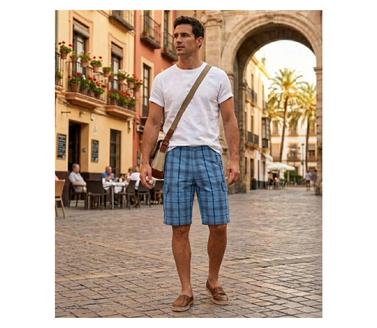 Bermuda WINCHESTER INTACT1 à carreaux en coton : le style décontracté et rafraîchissant de l'été-5