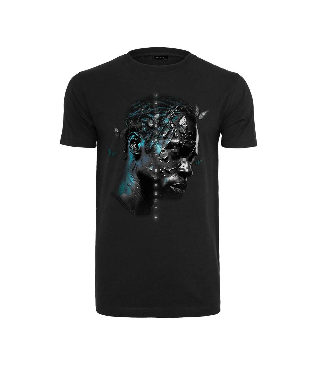 T-shirt Butterfly Effect Homme Noir Mister Tee-1