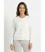 Gilet col rond en maille avec laine-1
