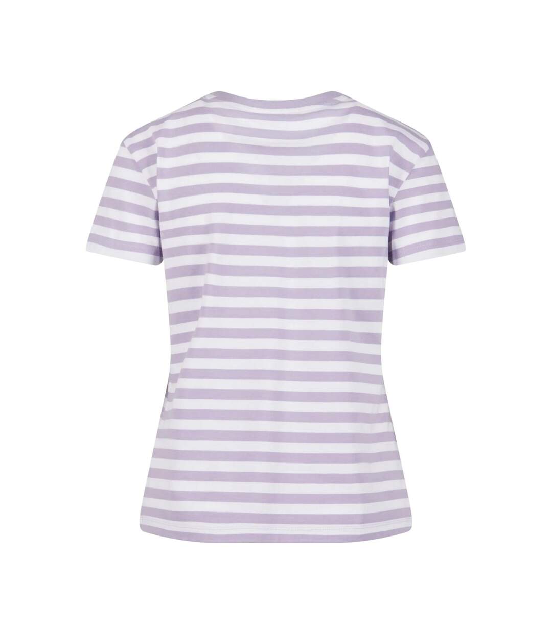 T-shirt Motif/style Rayé Femme Blanc Vieux Lilas Urban Classics-2
