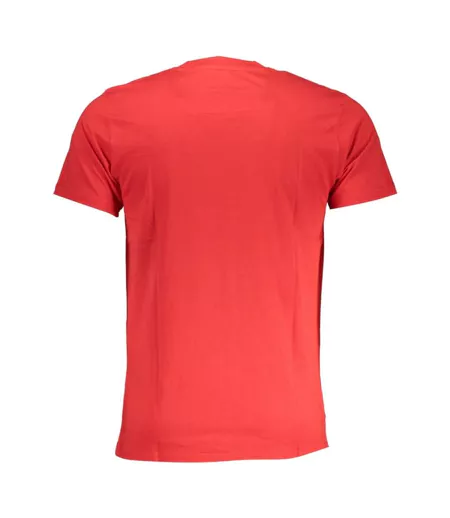 T-shirt Motif Éclaboussures De Peinture Adulte Rouge Cavalli Class