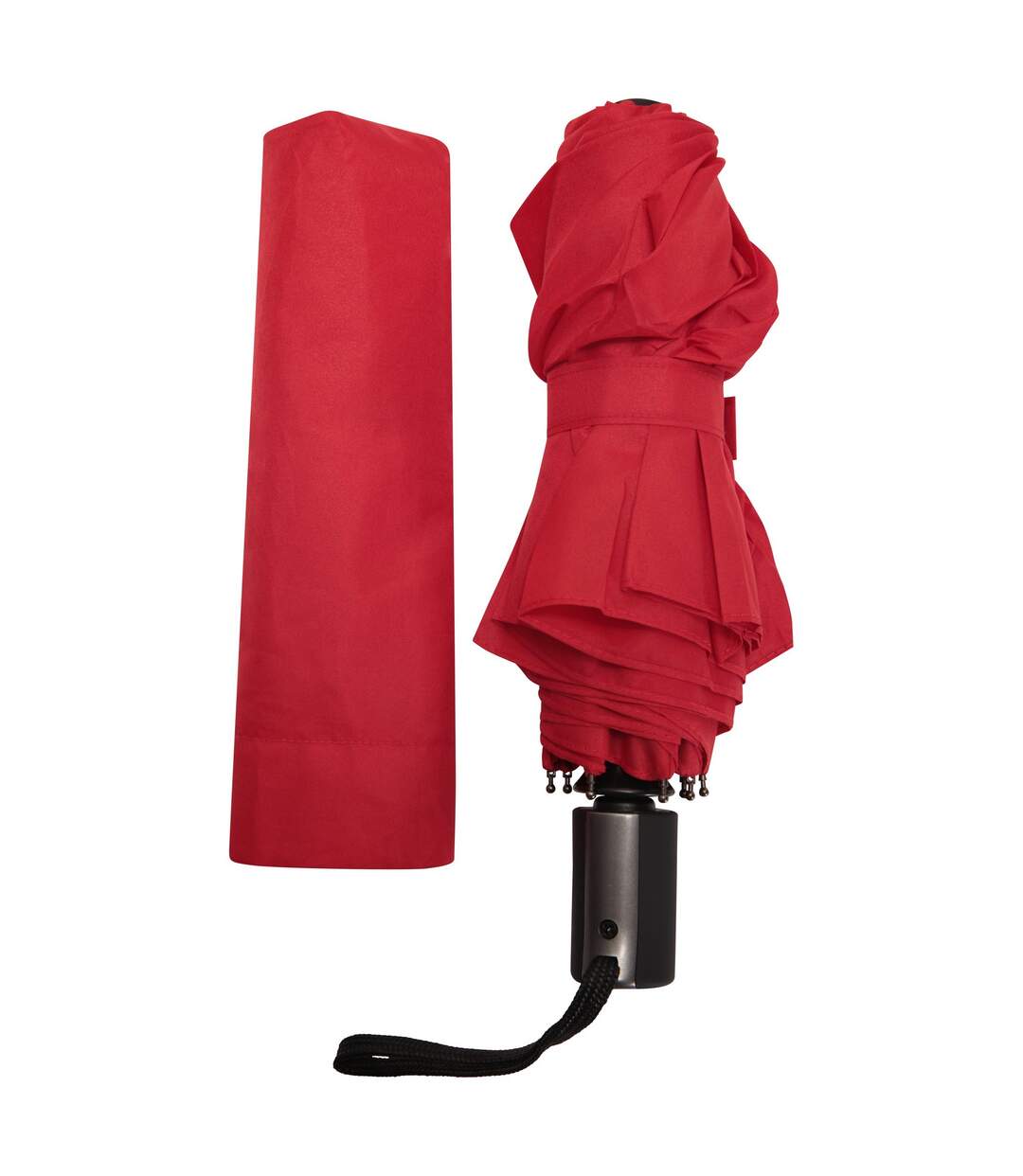 Windproof folding umbrella one size black Mountain Warehouse-4