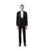 Mens Floral Embroidery Wool Blend Skinny Waistcoat Charcoal Twisted Tailor-1
