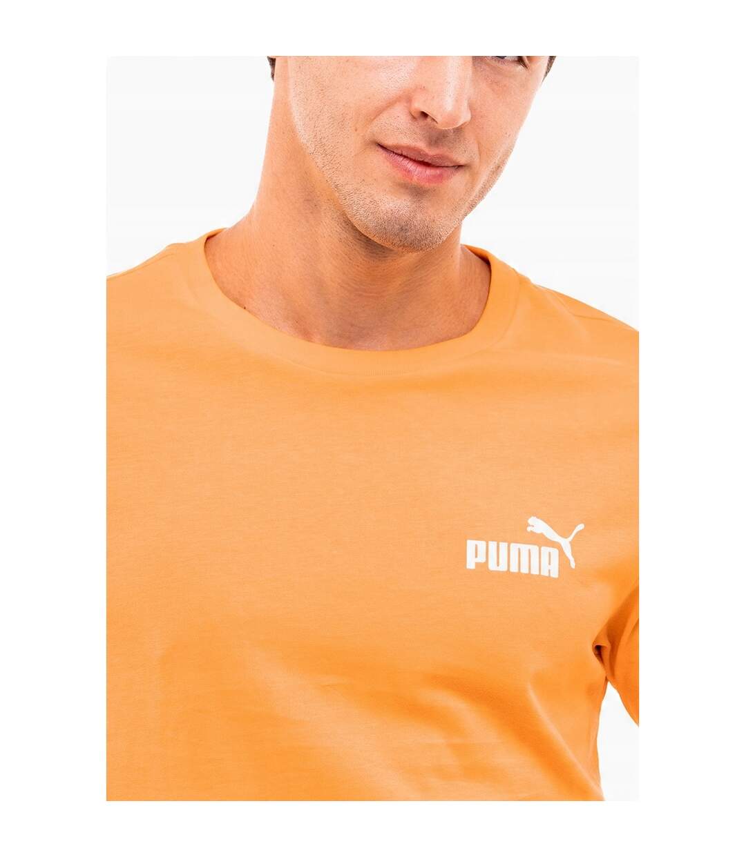 T-shirt Essential Homme Jaune Puma-4