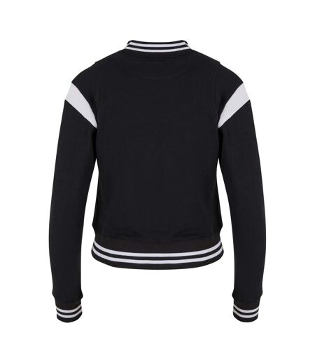 Veste De Survêtement College Femme Noir Blanc Urban Classics