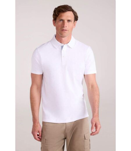 Mens Hasst Ii Organic Polo Shirt White Mountain Warehouse
