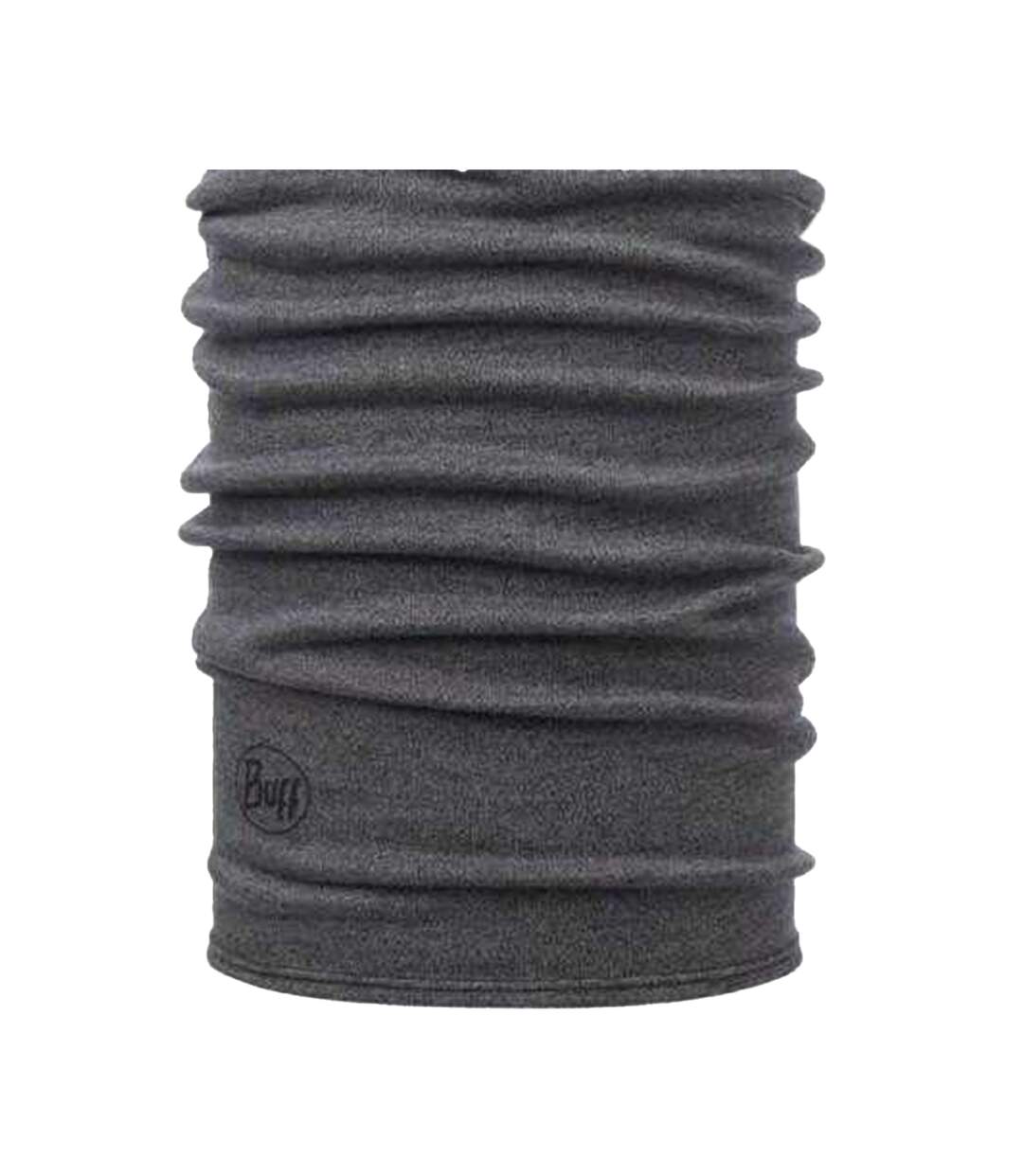 Unisex Adult Merino Neck Gaiter One Size Grey Silver Buff-3