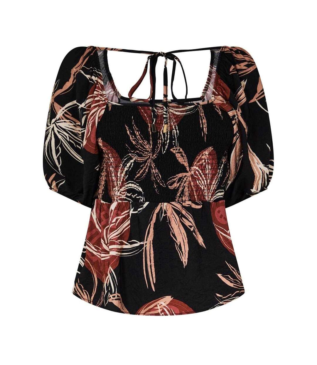 Haut Motif/style Floral Femme Coucher De Soleil Biba-2
