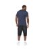 Mens Hallfell T-shirt Navy Crosshatch-3