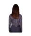 Womens/ladies elevate country base layer top navy/fossil Hy-2