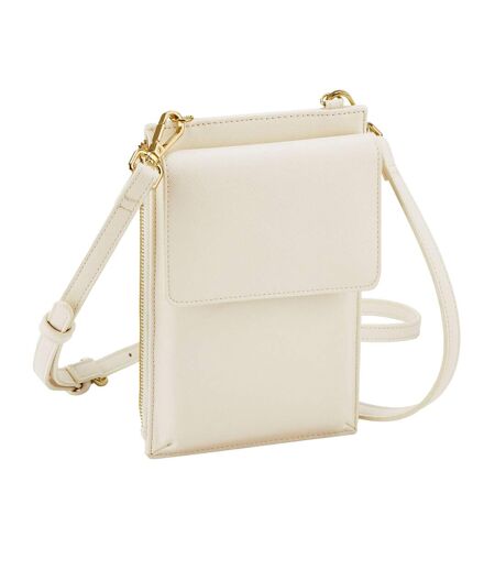Pu phone carry case one size oyster Bagbase