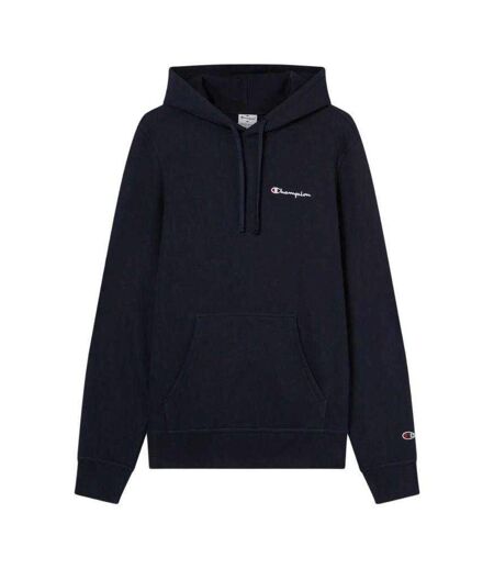 Sweat À Capuche Motif/style Logo Sur Poitrine Homme Bleu Marine Champion
