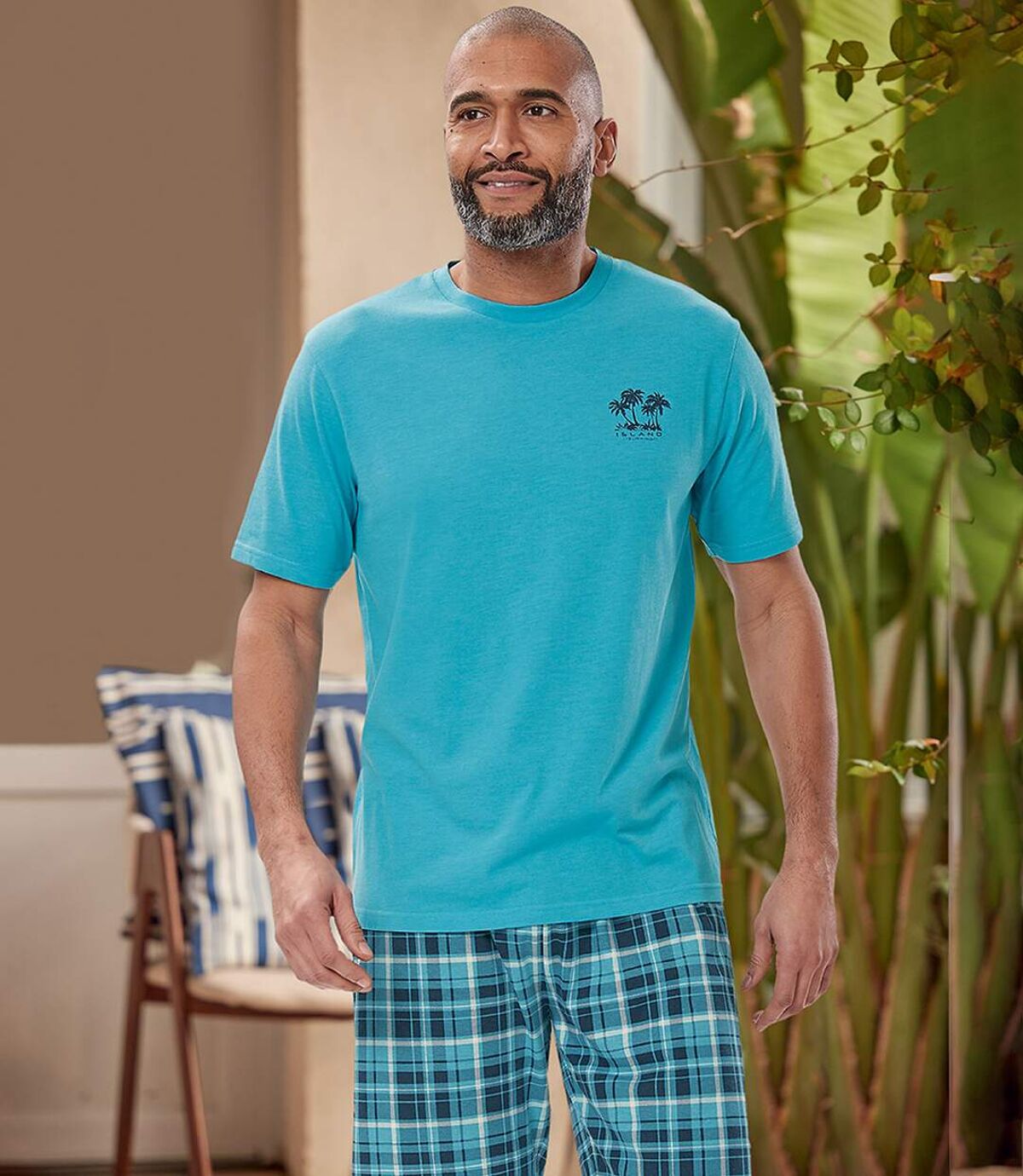 Paradise kockás rövid pizsama Atlas For Men