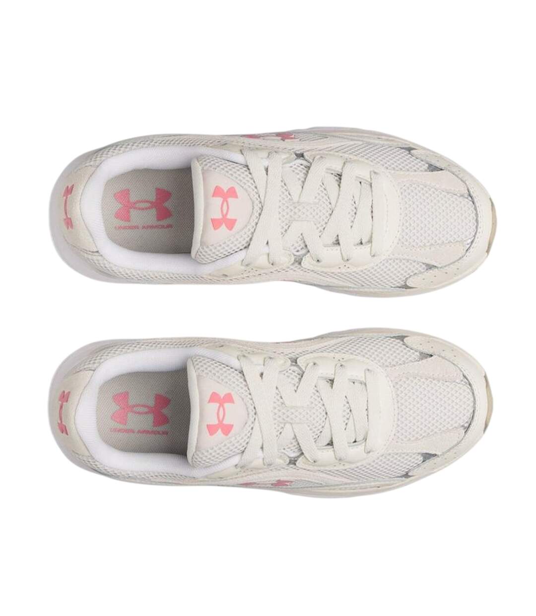 Womens/ladies Performance Tech Trainers Light Pink Under Armour-2