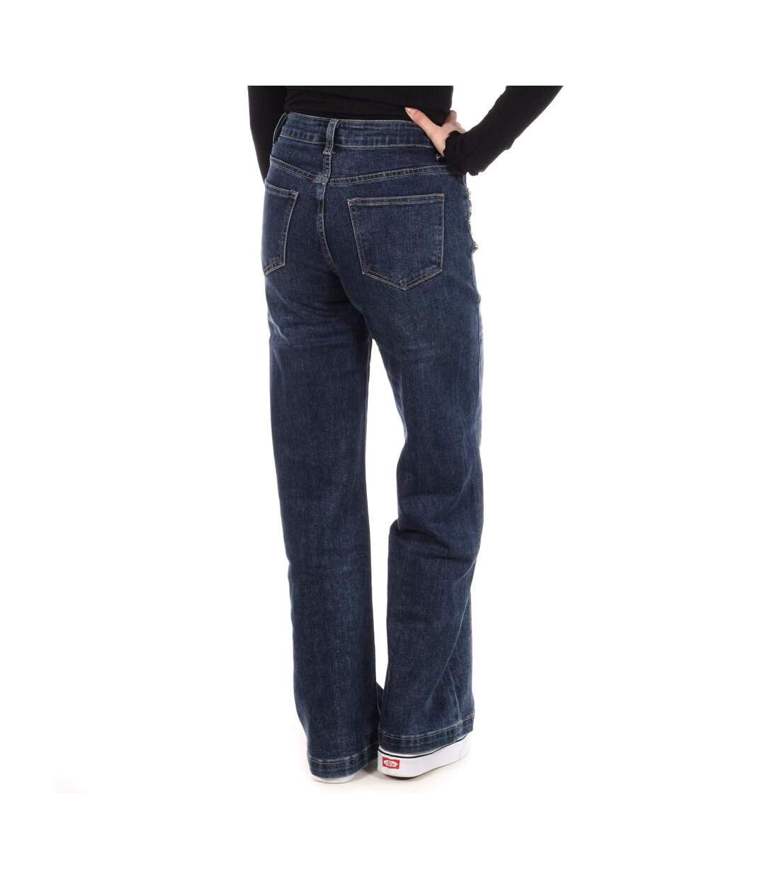 Jean loose  bleu femme monday premium 1807 xd-2