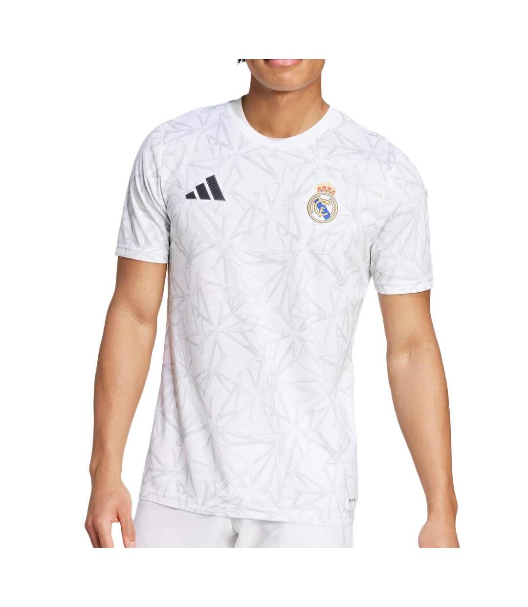 Real madrid maillot prematch blanc homme adidas 24/25-1