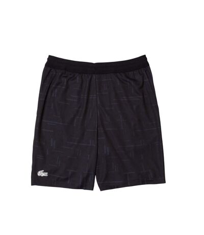 Mens Jacquard Tennis Shorts Black Lacoste