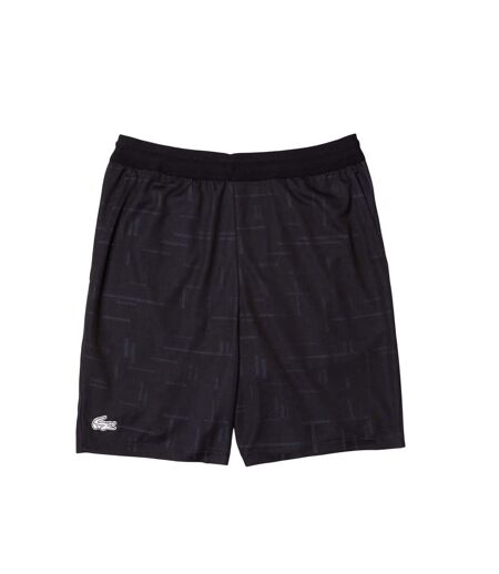Mens Jacquard Tennis Shorts Black Lacoste