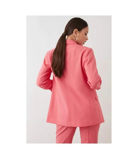 Dorothy Perkins Womens/Ladies Tall Ruched Blazer (Bright Pink) - UTDP1853