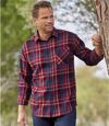 Men's Red Checked Shirt   Atlas For Men