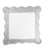 Housse de Coussin en Microfibre Andrea 60x60cm Blanc & Gris-1
