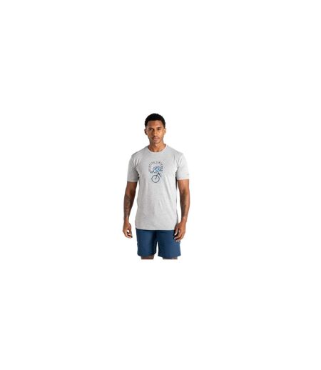Mens Movement Iii Bicycle T-shirt Ash Grey Marl Dare 2B
