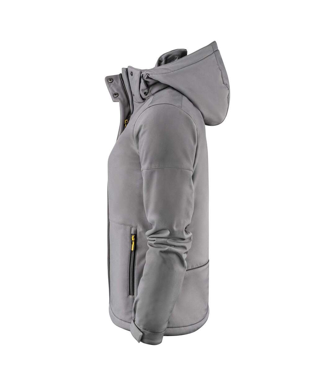 Womens/ladies Overlanding Soft Shell Jacket Steel Grey Printer-3