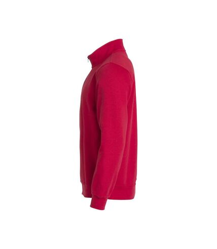 Clique Unisex Adult Basic Half Zip Sweatshirt (Red)