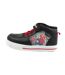 Childrens/kids Spider-man Ecological Leather Winter Snow Boots Black Red Leomil-2