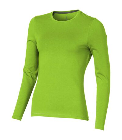 Elevate Womens/Ladies Ponoka Long Sleeve T-Shirt (Apple Green) - UTPF1812