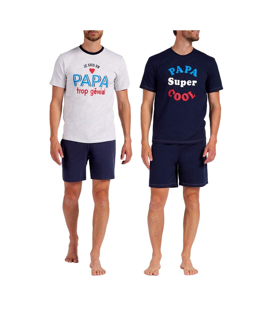 Pyjama Court COTON - Pack de de-2