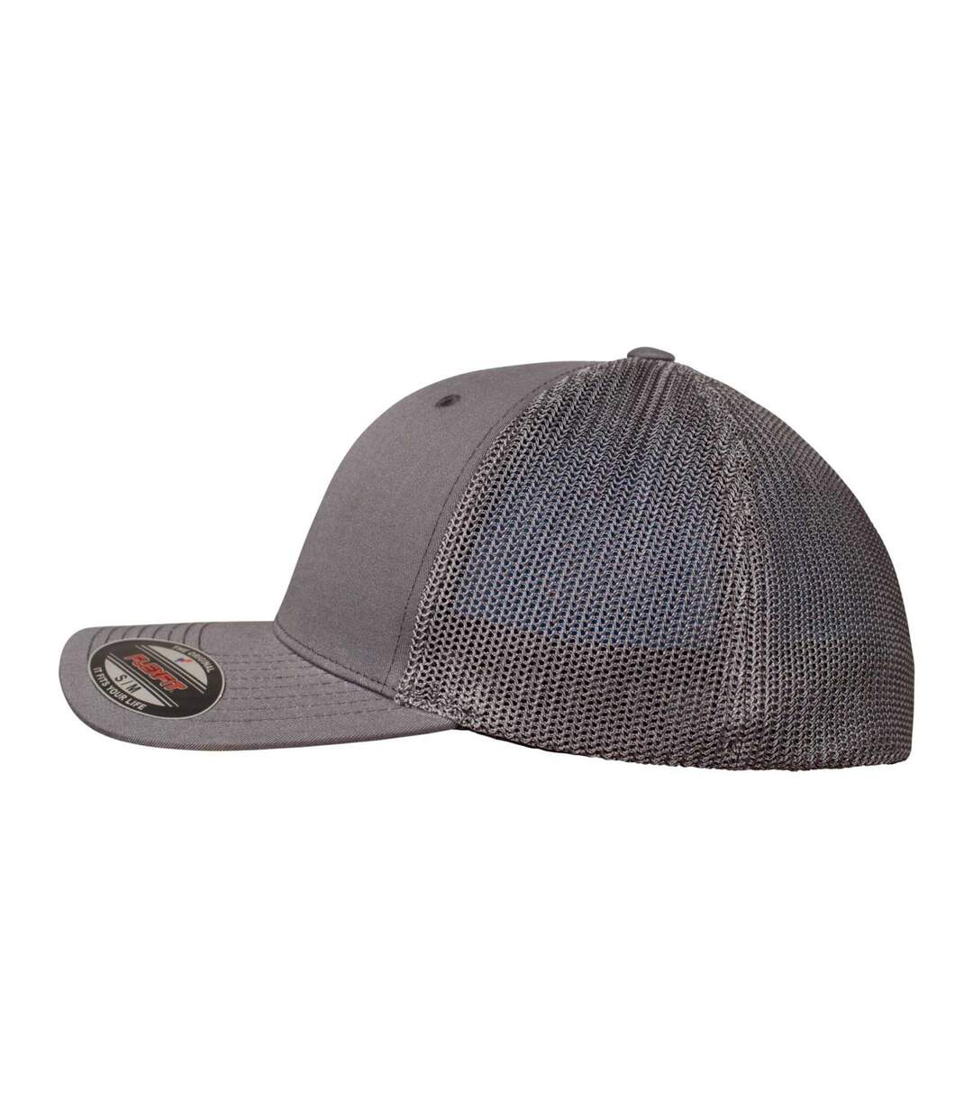 Casquette Trucker Adulte Gris Foncé Flexfit-3